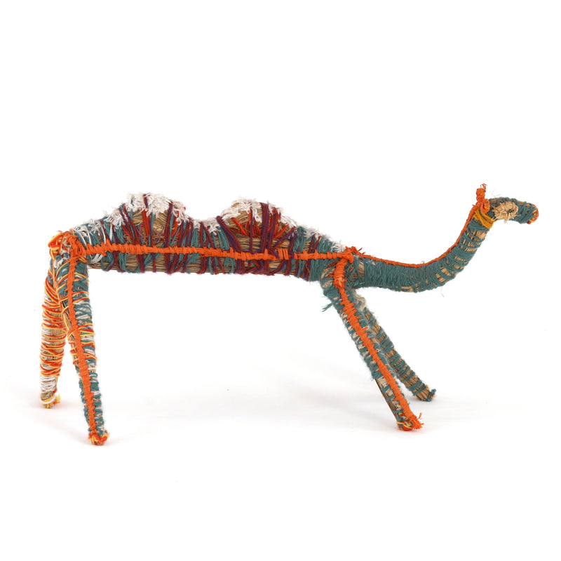 Aboriginal Artwork by Wanatjura Lewis - Kamula (camel) Tjanpi Sculpture