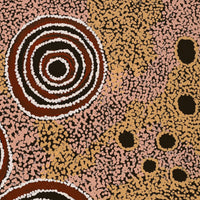 Aboriginal Artwork by Wanatjura Lewis, Seven Sisters, 61x46cm