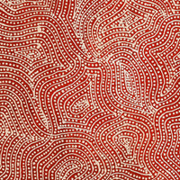 Aboriginal Artwork by Wendy Nungarrayi Brown, Napaljarri-warnu Jukurrpa (Seven Sisters Dreaming), 76x30cm