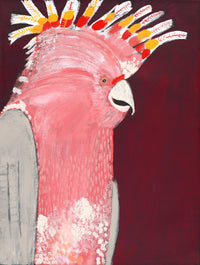 Aboriginal Artwork by Wilma Napangardi Poulson, Birds that live around Yuendumu, 61x46cm