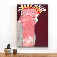 Aboriginal Artwork by Wilma Napangardi Poulson, Birds that live around Yuendumu, 61x46cm