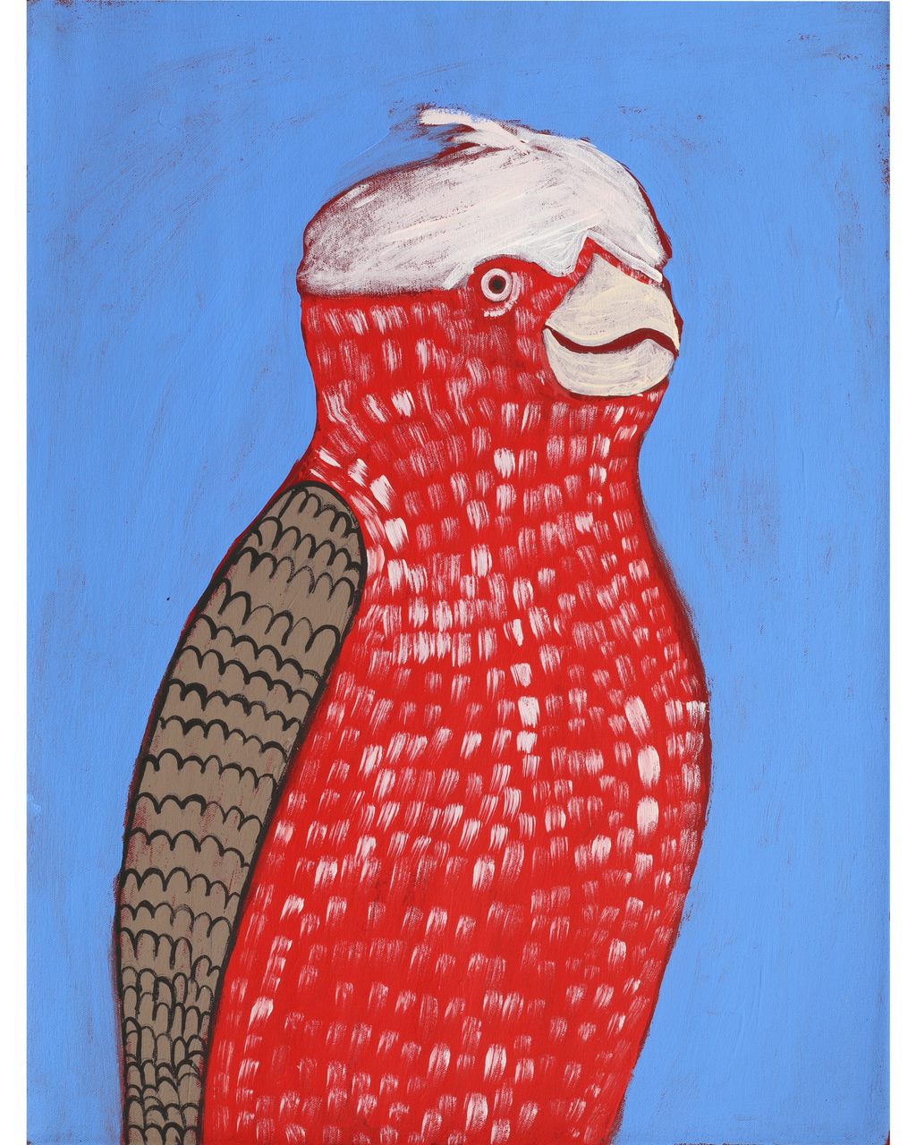 Aboriginal Artwork by Wilma Napangardi Poulson, Birds that live around Yuendumu, 61x46cm