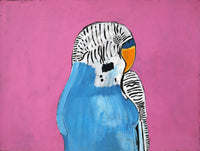 Aboriginal Artwork by Wilma Napangardi Poulson, Birds that live around Yuendumu, 61x46cm