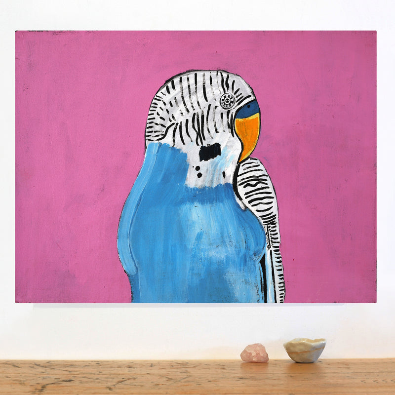 Aboriginal Artwork by Wilma Napangardi Poulson, Birds that live around Yuendumu, 61x46cm