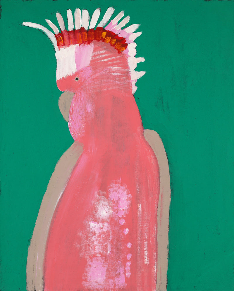 Aboriginal Artwork by Wilma Napangardi Poulson, Birds that live around Yuendumu, 76x61cm