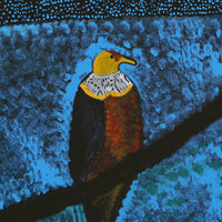 Aboriginal Artwork by Wilma Napangardi Poulson, Birds that live around Yuendumu, 76x61cm