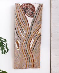 Aboriginal Artwork by Wulu Marawili, Garraŋali (Maḏarrpa clan), 124x51cm