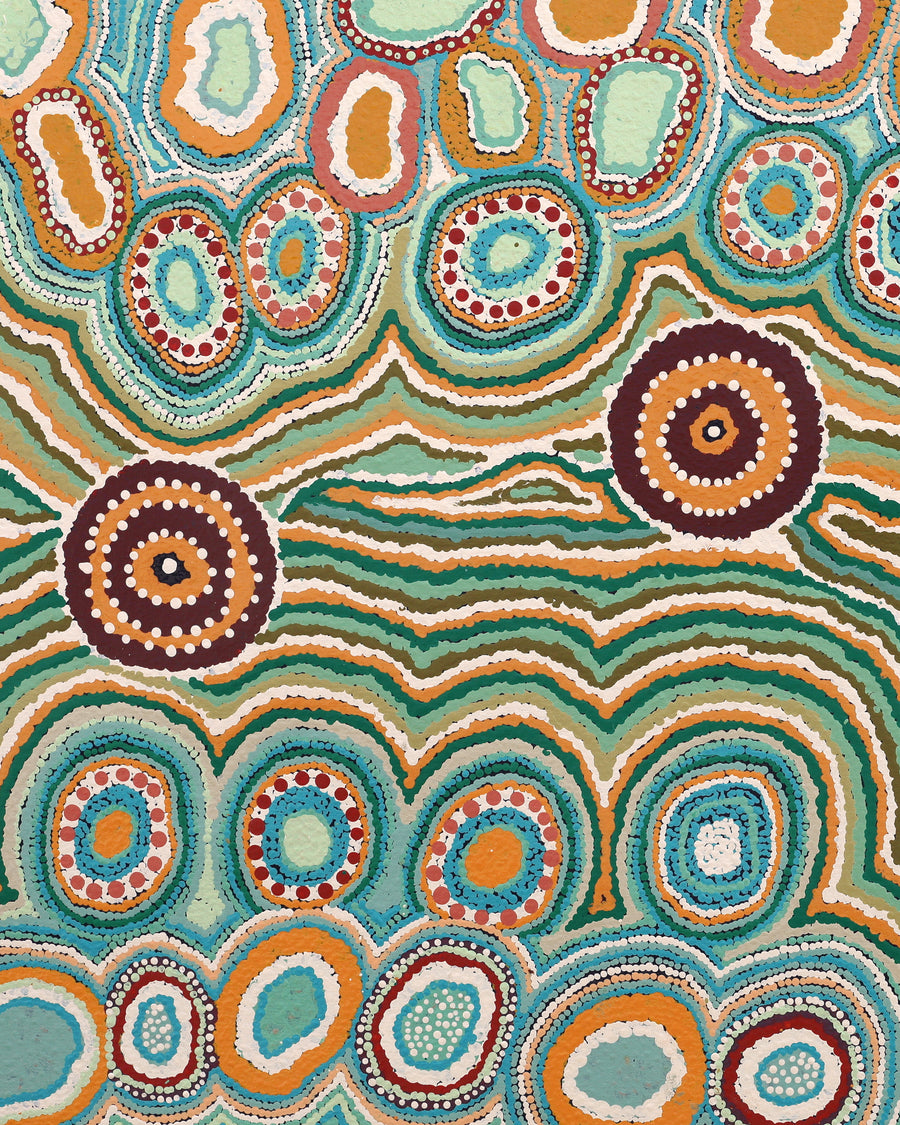 Yanyi and Sheena Dunn, Piltati Tjukurrpa, 101x71cm
