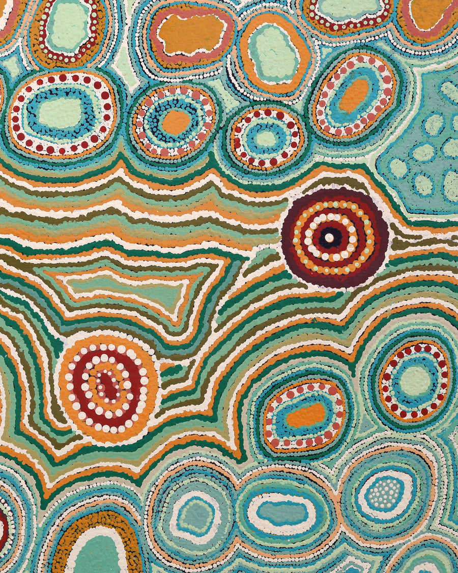 Yanyi and Sheena Dunn, Piltati Tjukurrpa, 101x71cm
