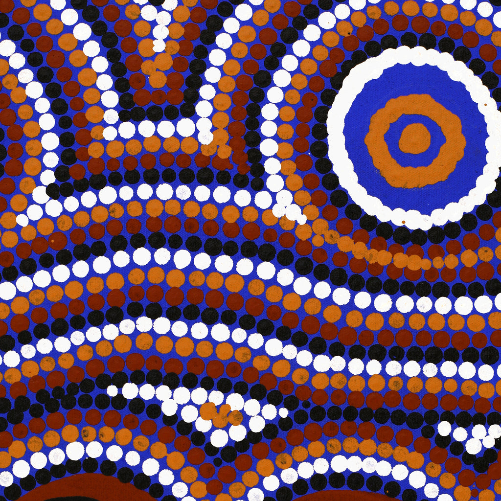 Aboriginal Artwork by Yaritji Miller, Aṉangu Pitjantjatjara Yankunytjatjara Art Centres, 101x76cm