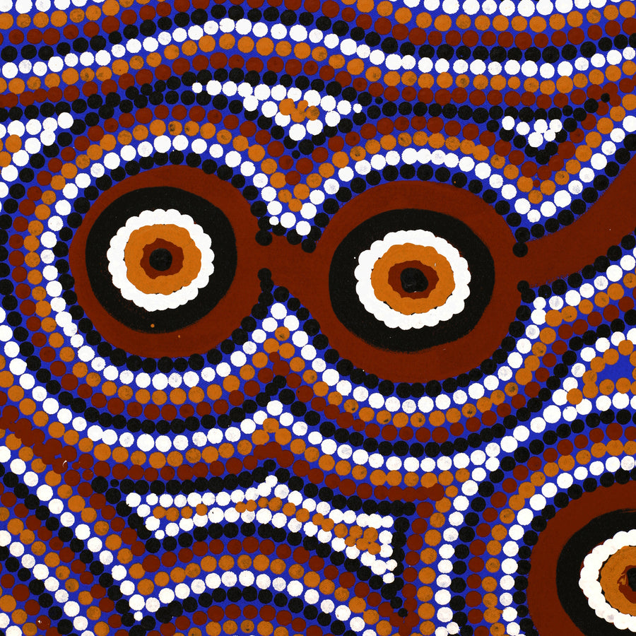 Aboriginal Artwork by Yaritji Miller, Aṉangu Pitjantjatjara Yankunytjatjara Art Centres, 101x76cm