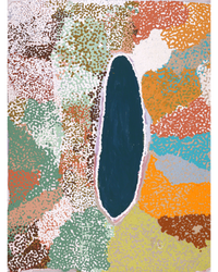 Aboriginal Artwork by Yikartu Bumba, Jupurrl, 122x91cm