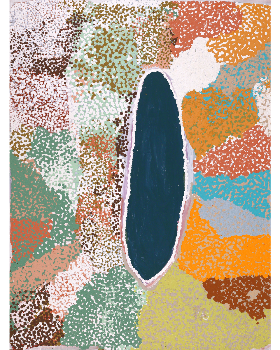 Aboriginal Artwork by Yikartu Bumba, Jupurrl, 122x91cm