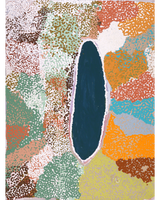 Aboriginal Artwork by Yikartu Bumba, Jupurrl, 122x91cm