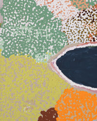 Aboriginal Artwork by Yikartu Bumba, Jupurrl, 122x91cm