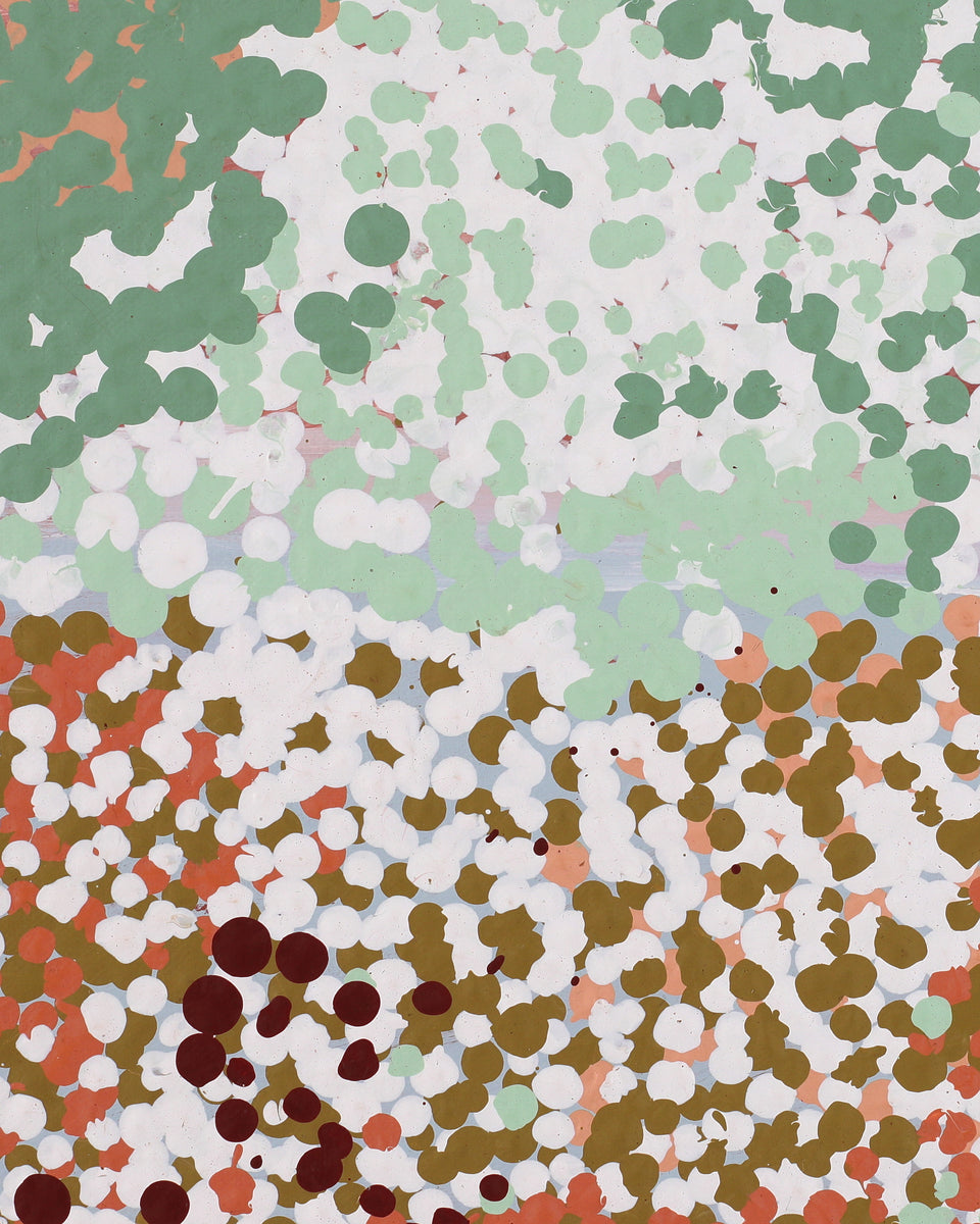 Aboriginal Artwork by Yikartu Bumba, Jupurrl, 122x91cm