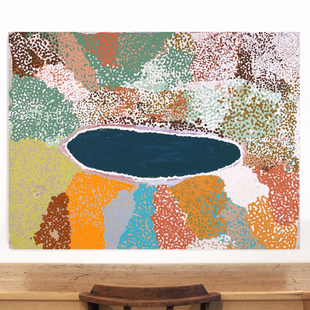 Aboriginal Artwork by Yikartu Bumba, Jupurrl, 122x91cm