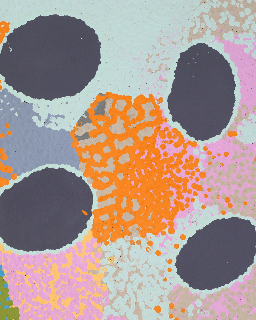 Aboriginal Artwork by Yikartu Bumba, Wirlarra (Wilarra), 76x46cm