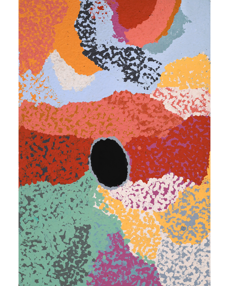 Aboriginal Artwork by Yikartu Bumba, Jupurrl, 91x61cm