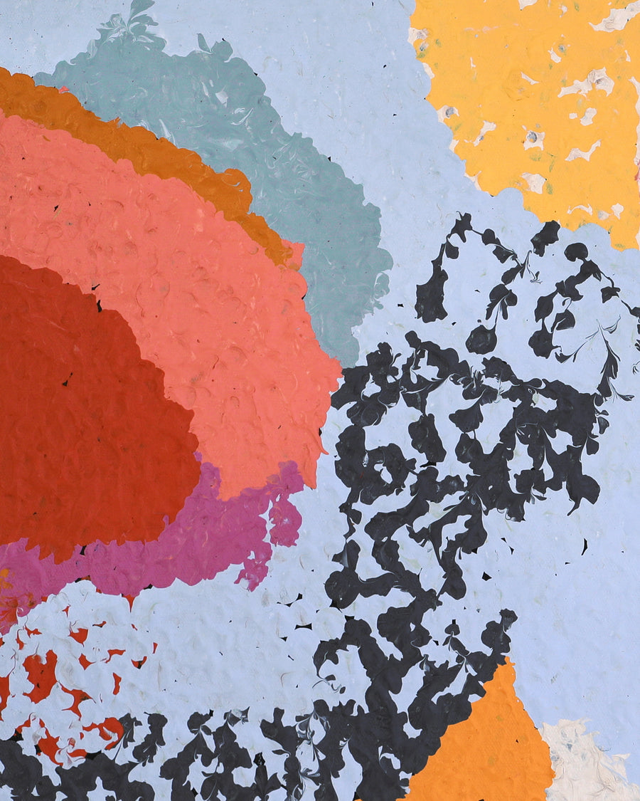 Aboriginal Artwork by Yikartu Bumba, Jupurrl, 91x61cm