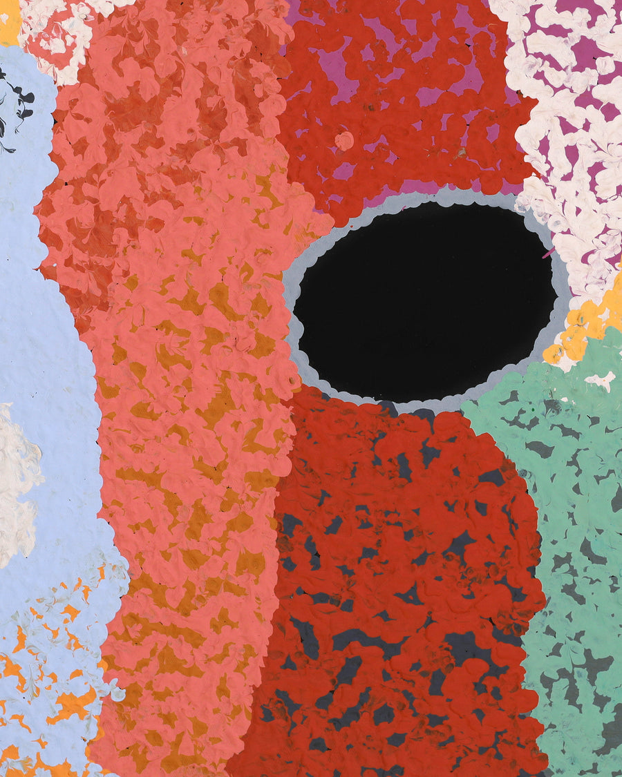 Aboriginal Artwork by Yikartu Bumba, Jupurrl, 91x61cm