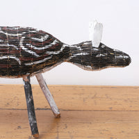 Aboriginal Artwork by Yolanda Rostron, Djamo (dog) Sculpture, 104cm