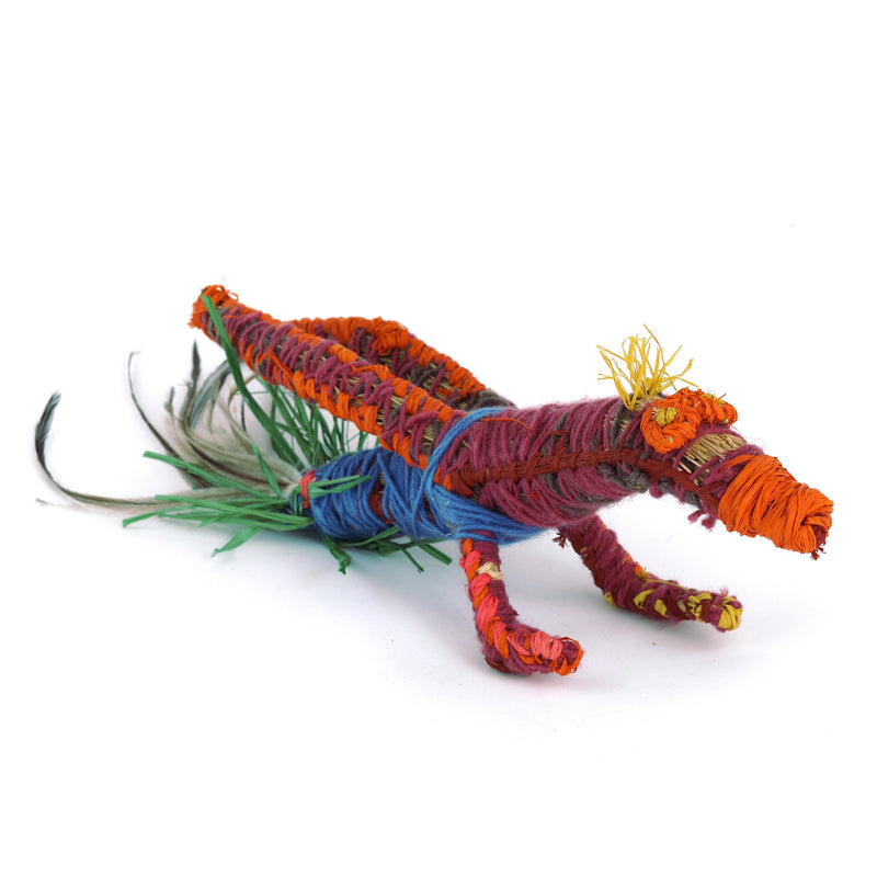 Aboriginal Artwork by Yurpiya Lionel - Tjulpu (Bird) Tjanpi Sculpture