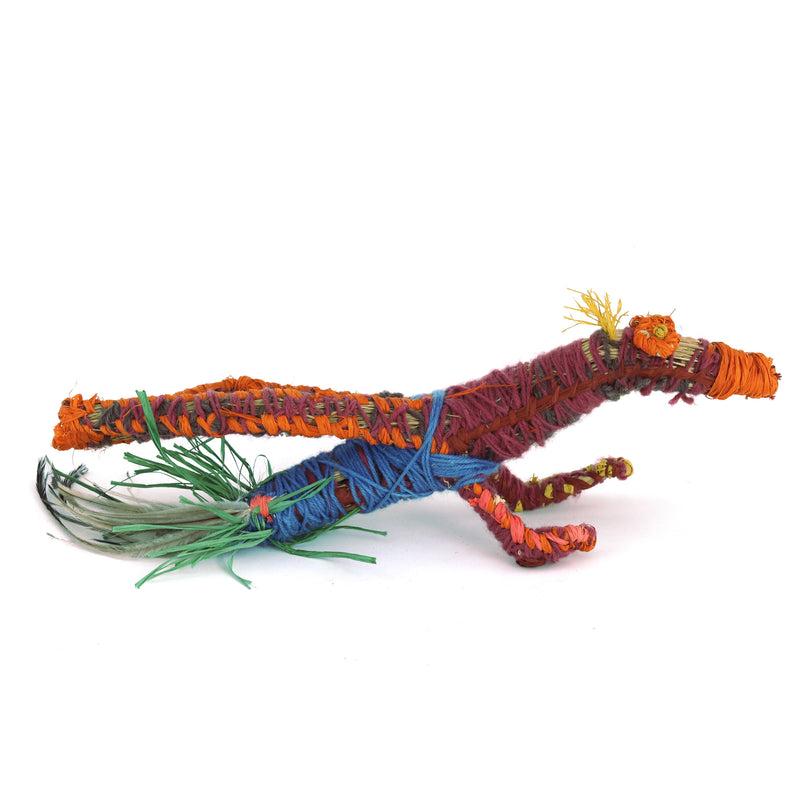 Aboriginal Artwork by Yurpiya Lionel - Tjulpu (Bird) Tjanpi Sculpture