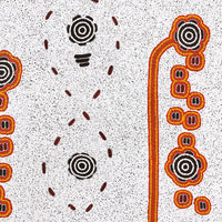 Aboriginal Artwork by Kara Napangardi Ross, Pamapardu Jukurrpa (Flying Ant Dreaming) - Warntungurru, 122x91cm