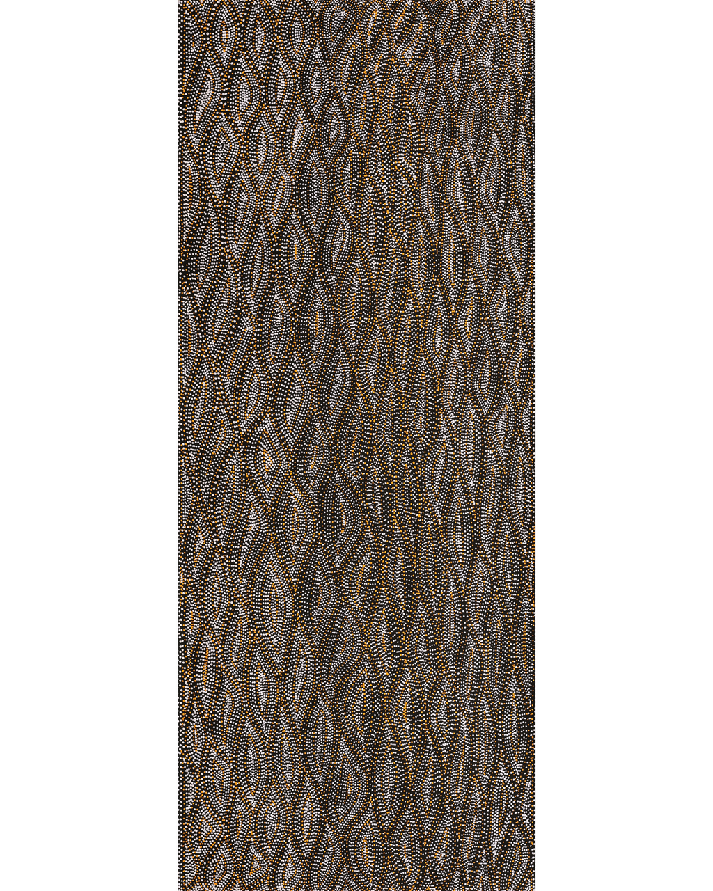 Aboriginal Artwork by Marshall Jangala Robertson, Watiya-warnu Jukurrpa (Seed Dreaming), 152x61cm