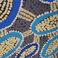 Aboriginal Artwork by Faye Nangala Hudson, Warlukurlangu Jukurrpa (Fire country Dreaming), 183x107cm