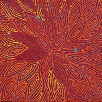 Aboriginal Artwork by Reanne Nampijinpa Brown, Pamapardu Jukurrpa (Flying Ant Dreaming) - Warntungurru, 30x30cm