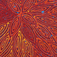 Aboriginal Artwork by Reanne Nampijinpa Brown, Pamapardu Jukurrpa (Flying Ant Dreaming) - Warntungurru, 30x30cm