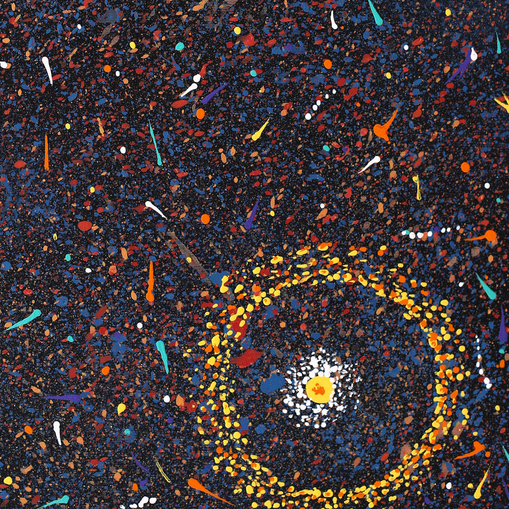 Aboriginal Artwork by Sabrina Napangardi Granites, Mina Mina Jukurrpa (Mina Mina Dreaming), 50x40cm