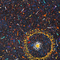 Aboriginal Artwork by Sabrina Napangardi Granites, Mina Mina Jukurrpa (Mina Mina Dreaming), 50x40cm