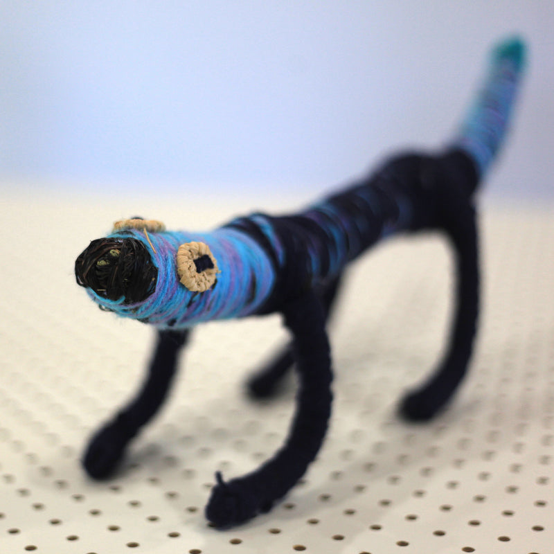 Aboriginal Artwork by Imitjala Pollard, Watarru - Tjanpi Tinka (lizard) Sculpture