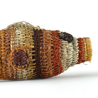 Aboriginal Artwork by Mavis Warrngilnga Ganambarr, Burrumitpa (Rock Cod) Sculpture 29x10x8cm