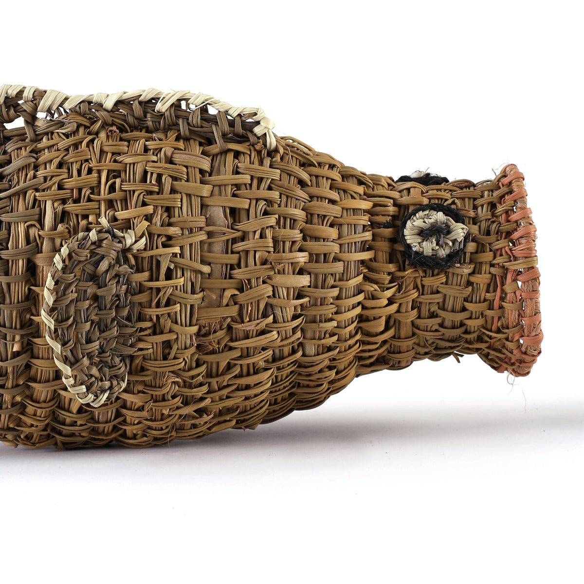 Aboriginal Art by Mavis Warrngilnga Ganambarr, Burrumitpa (Rock Cod) Sculpture 30x10x12cm - ART ARK®