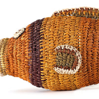 Aboriginal Artwork by Mavis Warrngilnga Ganambarr, Burrumitpa (Rock Cod) Sculpture 38x16x15cm