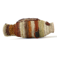 Aboriginal Artwork by Mavis Warrngilnga Ganambarr, Burrumitpa (Rock Cod) Sculpture 31x11x12cm