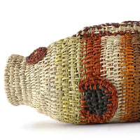 Aboriginal Artwork by Mavis Warrngilnga Ganambarr, Burrumitpa (Rock Cod) Sculpture 31x11x12cm
