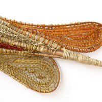 Aboriginal Artwork by Jericha Marrkula Manila, Baypinga (Saratoga) Weaving, 214x60cm