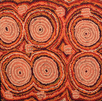 Aboriginal Artwork by Maggie Napaljarri Ross, Janganpa Jukurrpa - Mawurrji, 30x30cm