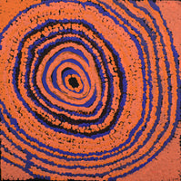 Aboriginal Art by Liddy Napanangka Walker, Pirlarla Jukurrpa 30x30cm - ART ARK®