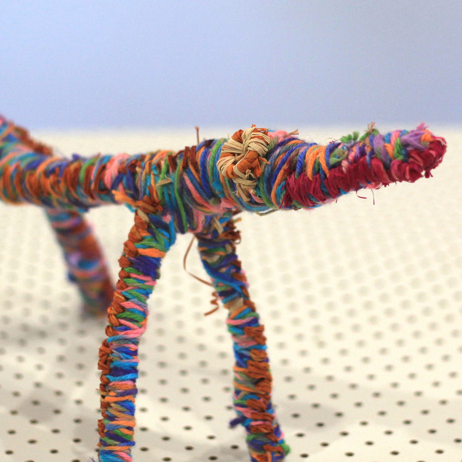 Aboriginal Artwork by Pollyanne Smith, Kaltjiti - Tjanpi Tinka (lizard) Sculpture