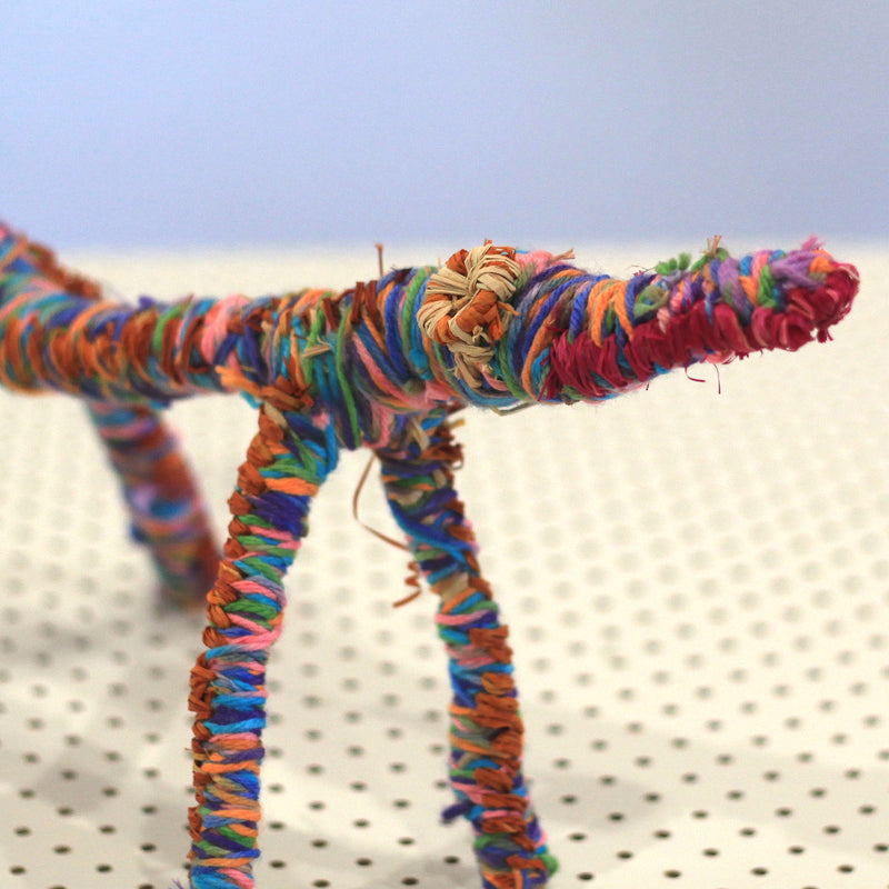 Aboriginal Artwork by Pollyanne Smith, Kaltjiti - Tjanpi Tinka (lizard) Sculpture