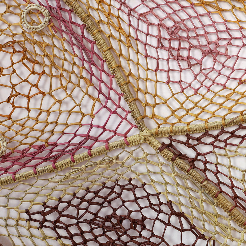 Aboriginal Artwork by Selina Nadjowh, Nawarlah (Stingray), 76x28cm