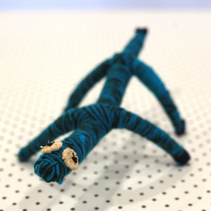 Aboriginal Artwork by Imitjala Pollard, Watarru - Tjanpi Tinka (lizard) Sculpture