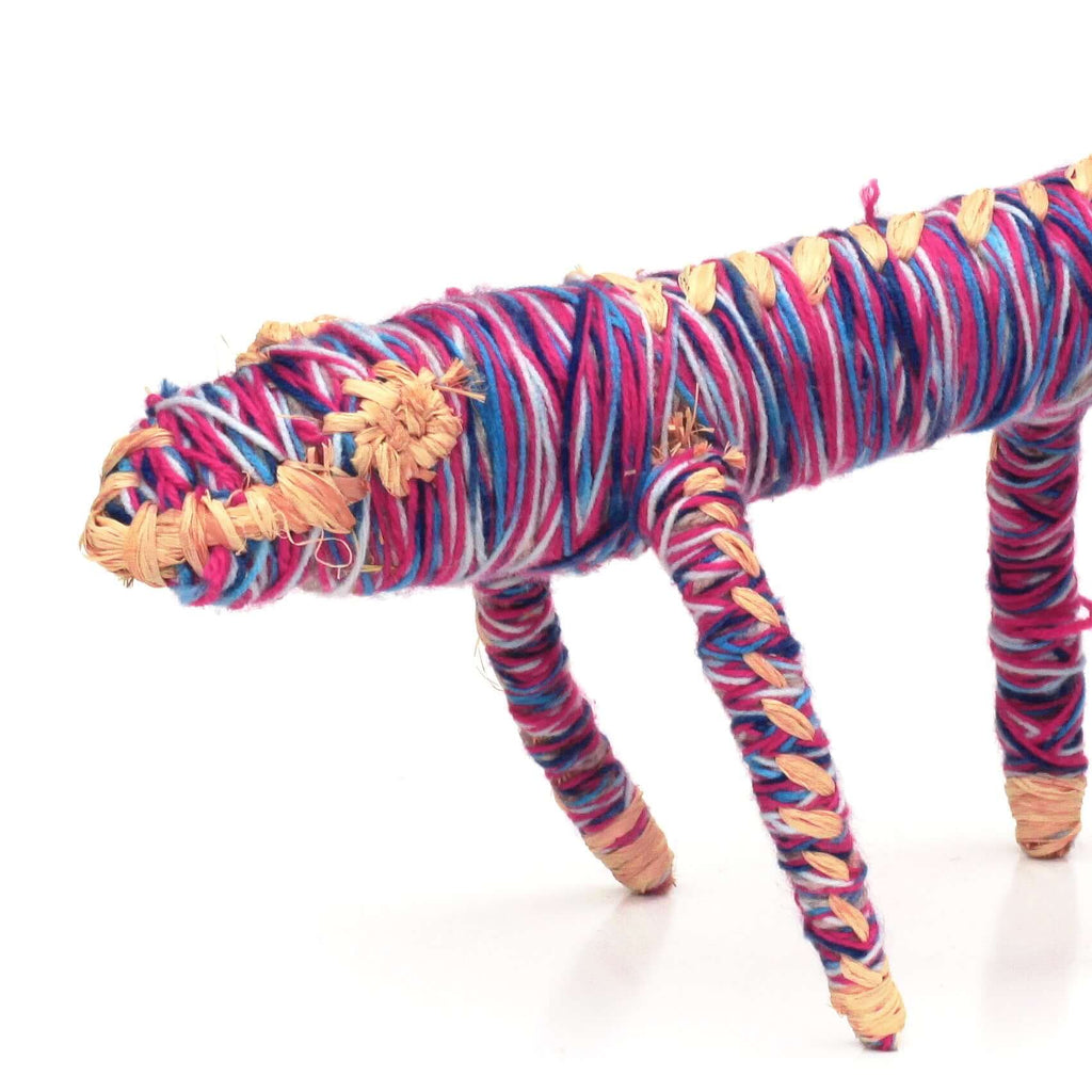Aboriginal Artwork by Amy Yilpi - Goanna Tjanpi Sculpture