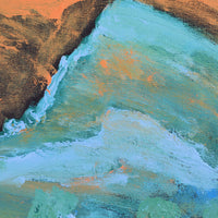 Aboriginal Artwork by Adrian Jangala Robinson, Nguru Nyirrpi-wana (Country around Nyirrpi), 91x46cm